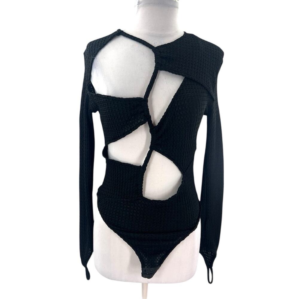 NWT Maniere de boor cut out bloody‎ suit black sz 8 - Picture 5 of 6
